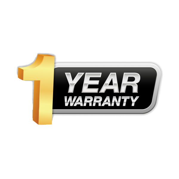 1 Year Warranty