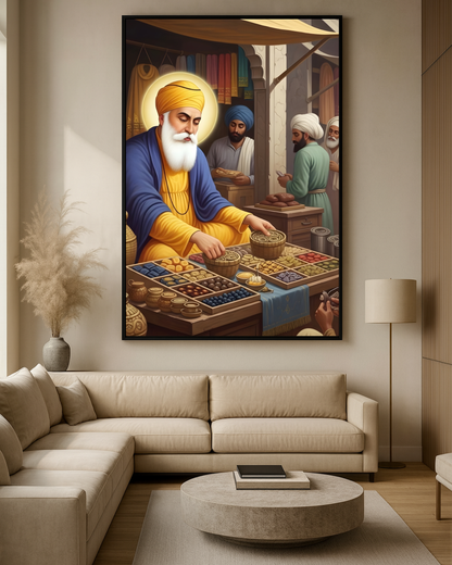 #39 Guru Nanak Dev Ji Wall Art Poster