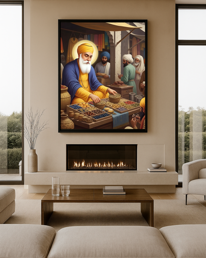 #39 Guru Nanak Dev Ji Wall Art Poster