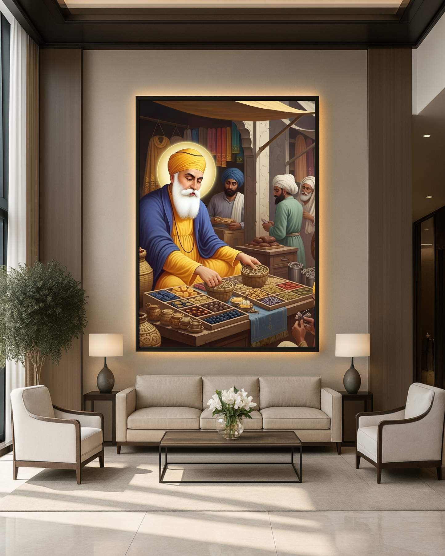 #39 Guru Nanak Dev Ji Wall Art Poster
