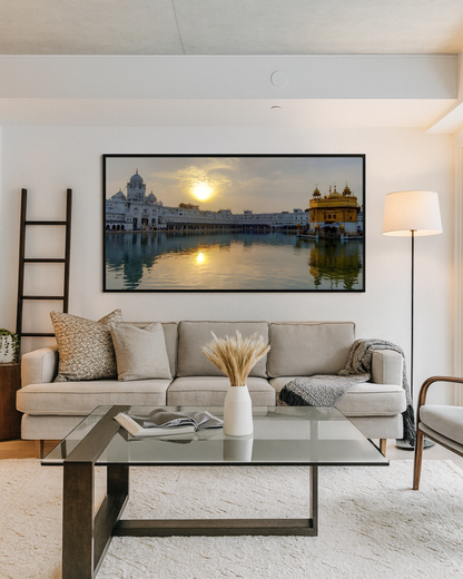 #40 Golden Temple Sunrise Wall Art Poster