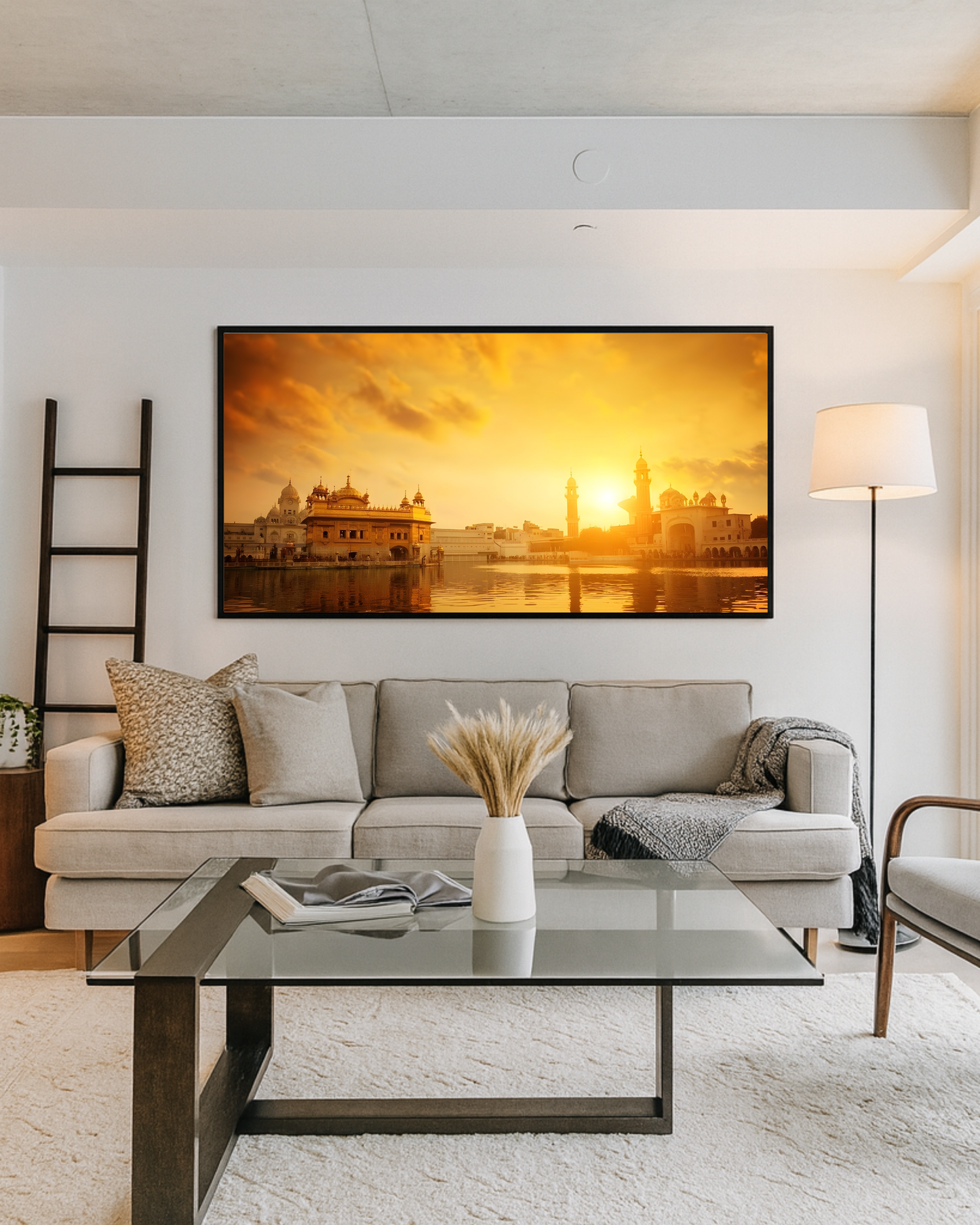 #33 Golden Temple Sunset Wall Art Poster