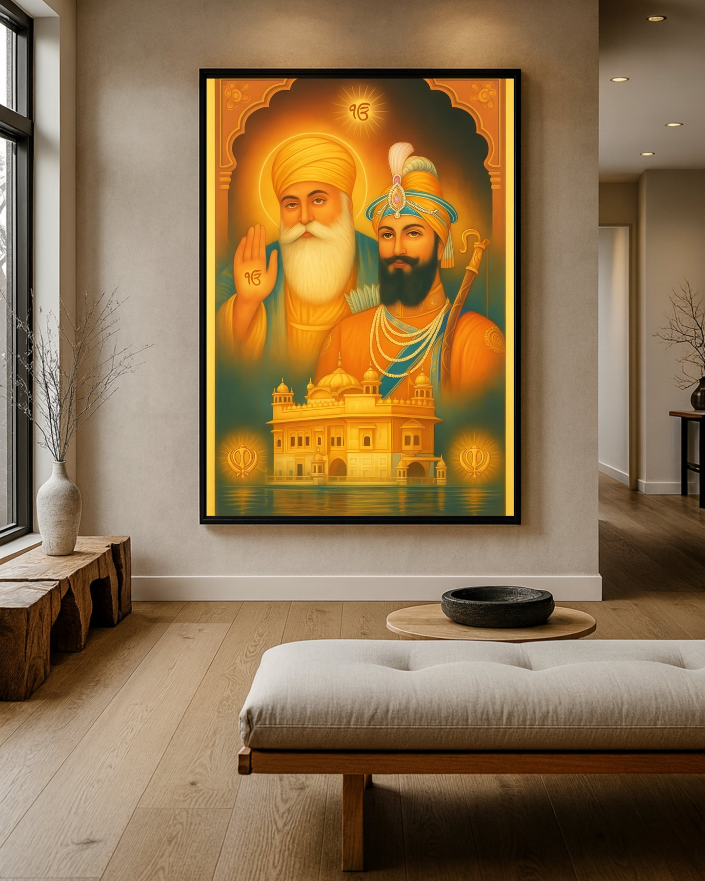 #17 Guru Nanak Dev Ji & Guru Gobind Singh Ji Wall Art Poster
