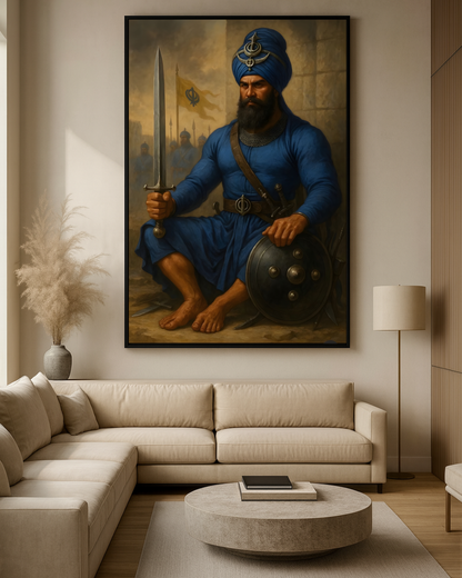 #28 Sikh Warrior Wall Art Poster