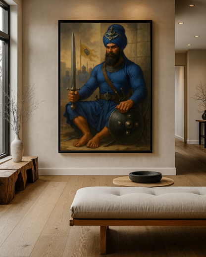 #28 Sikh Warrior Wall Art Poster