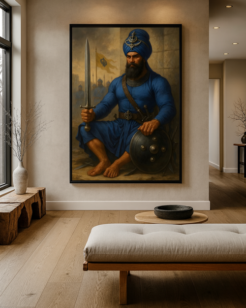 #28 Sikh Warrior Wall Art Poster