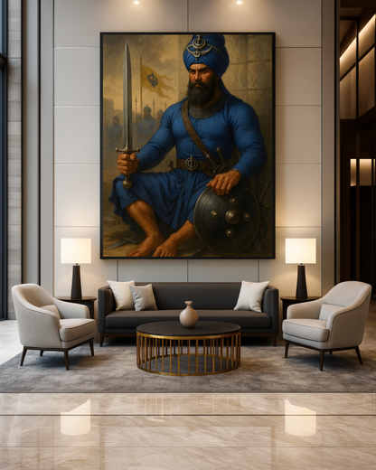 #28 Sikh Warrior Wall Art Poster
