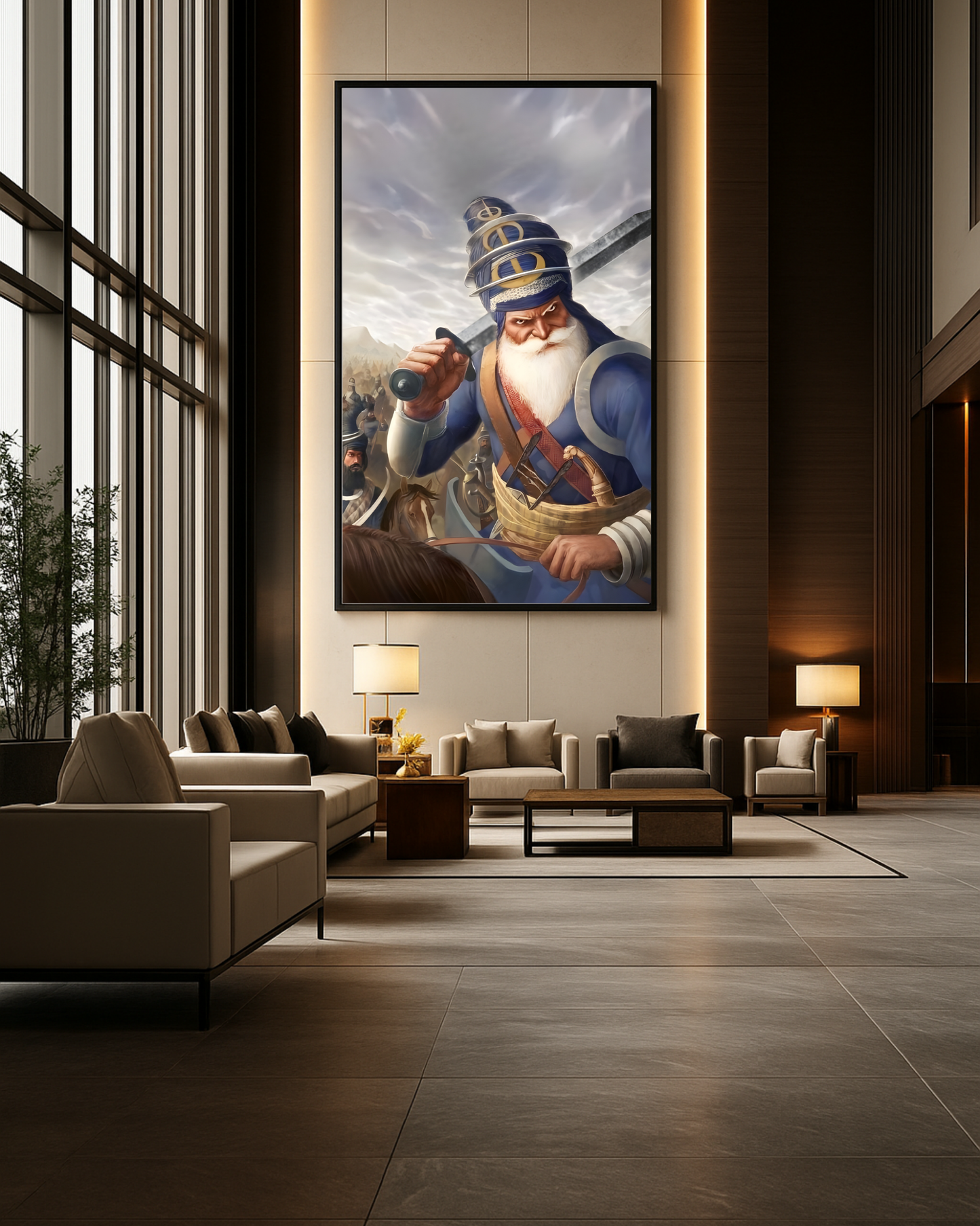 #5 Dhan Dhan Baba Deep Singh Ji Wall Art Poster