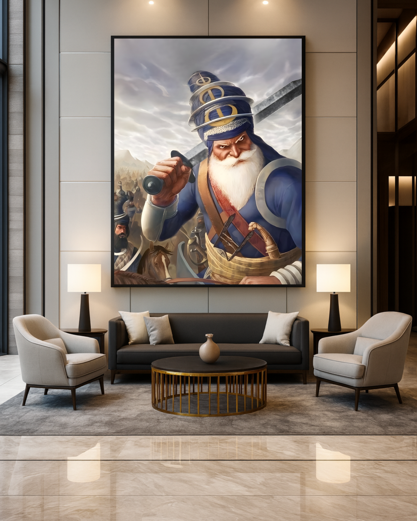 #5 Dhan Dhan Baba Deep Singh Ji Wall Art Poster