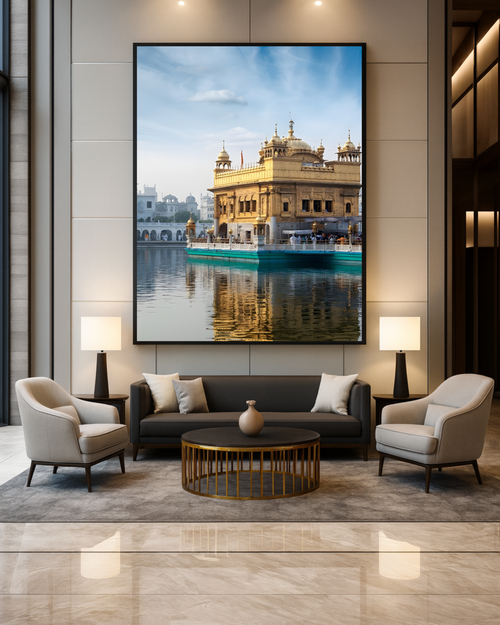 #9 Golden Temple Day Wall Art Poster