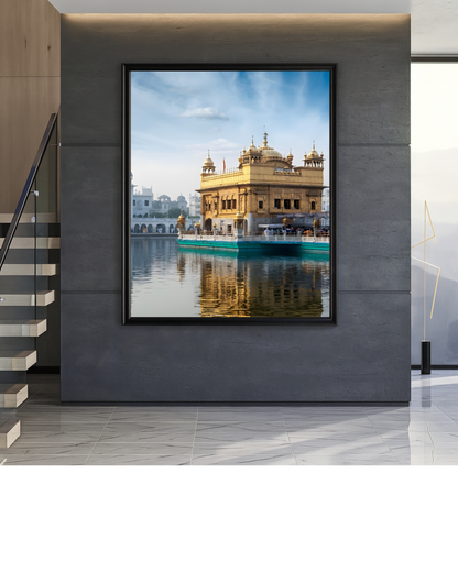 #9 Golden Temple Day Wall Art Poster
