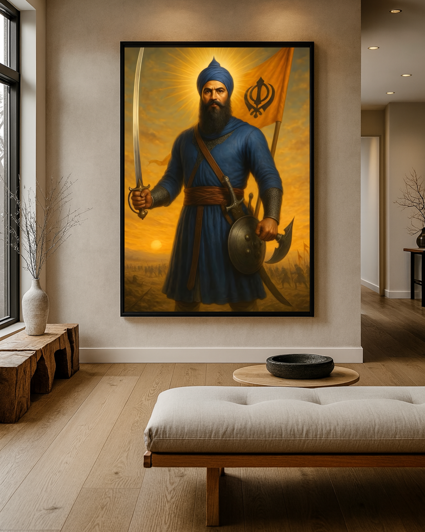 #35 Sikh Warrior Wall Art Poster