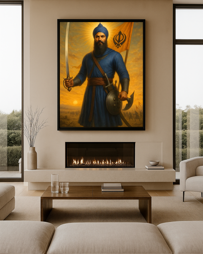 #35 Sikh Warrior Wall Art Poster