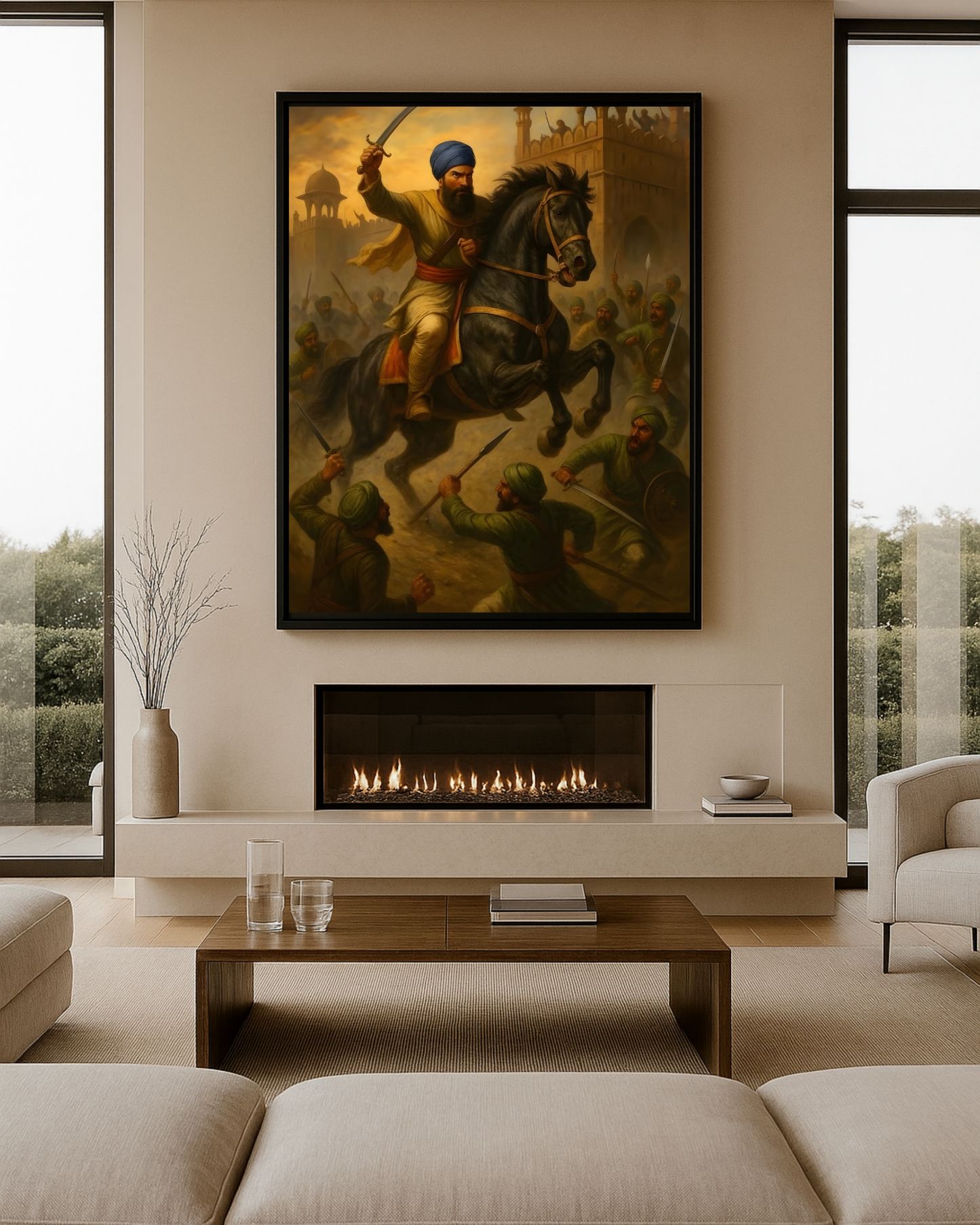 #29 Sikh Warrior Wall Art Poster