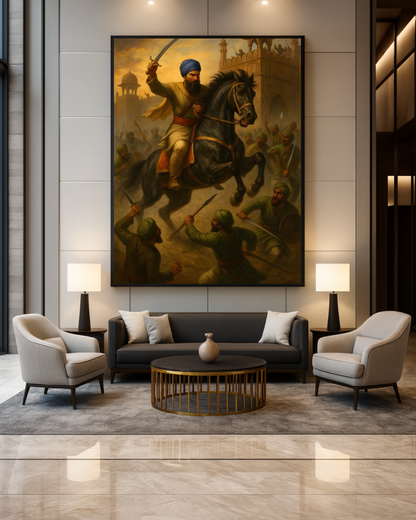 #29 Sikh Warrior Wall Art Poster