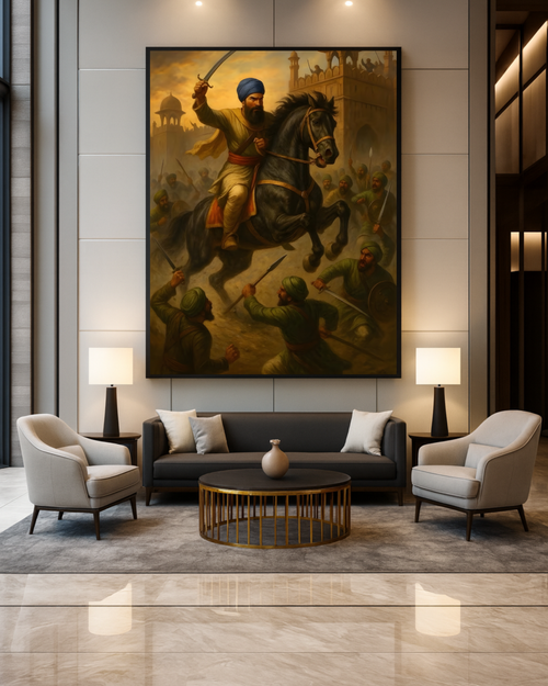 #29 Sikh Warrior Wall Art Poster