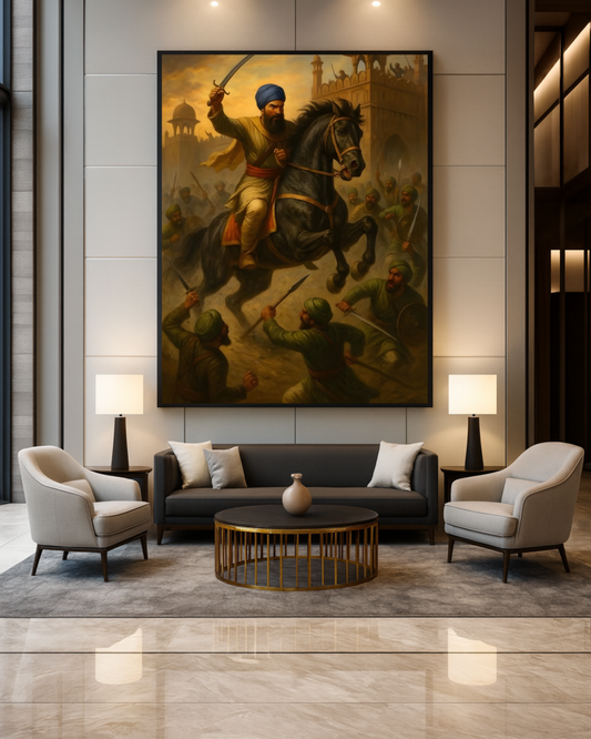 #29 Sikh Warrior Wall Art Poster