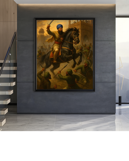 #29 Sikh Warrior Wall Art Poster